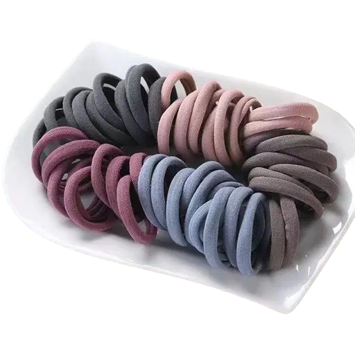 30-Pack Multicolor Hair Bands – Strong Hold & Stretchable for Women & Girls