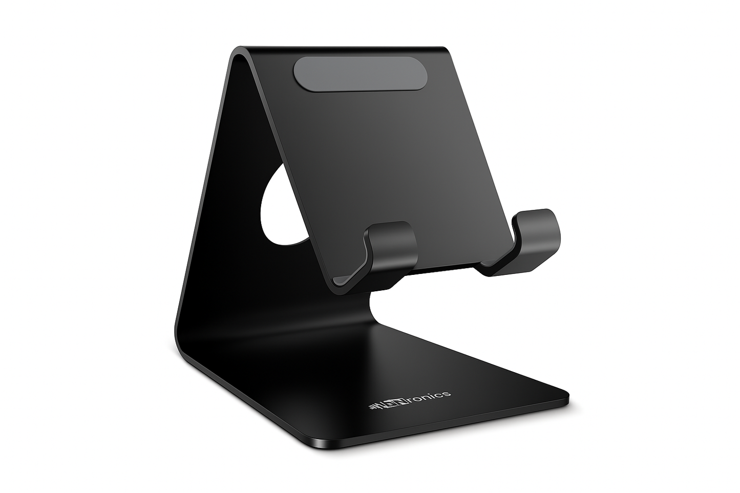 Portronics MODESK Universal steel Mobile Holder (Black)