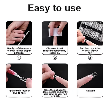 VIOMY Nail Art Super Combo Kit – 100+ Pcs DIY Nail Set (Multicolor)