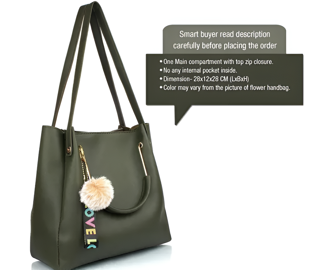 Daniel Clark 3-in-1 Handbag Combo – Handbag, Sling & Clutch