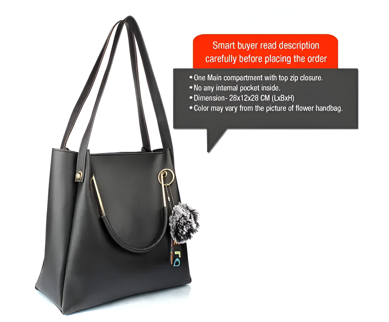 Daniel Clark 3-in-1 Handbag Combo – Handbag, Sling & Clutch